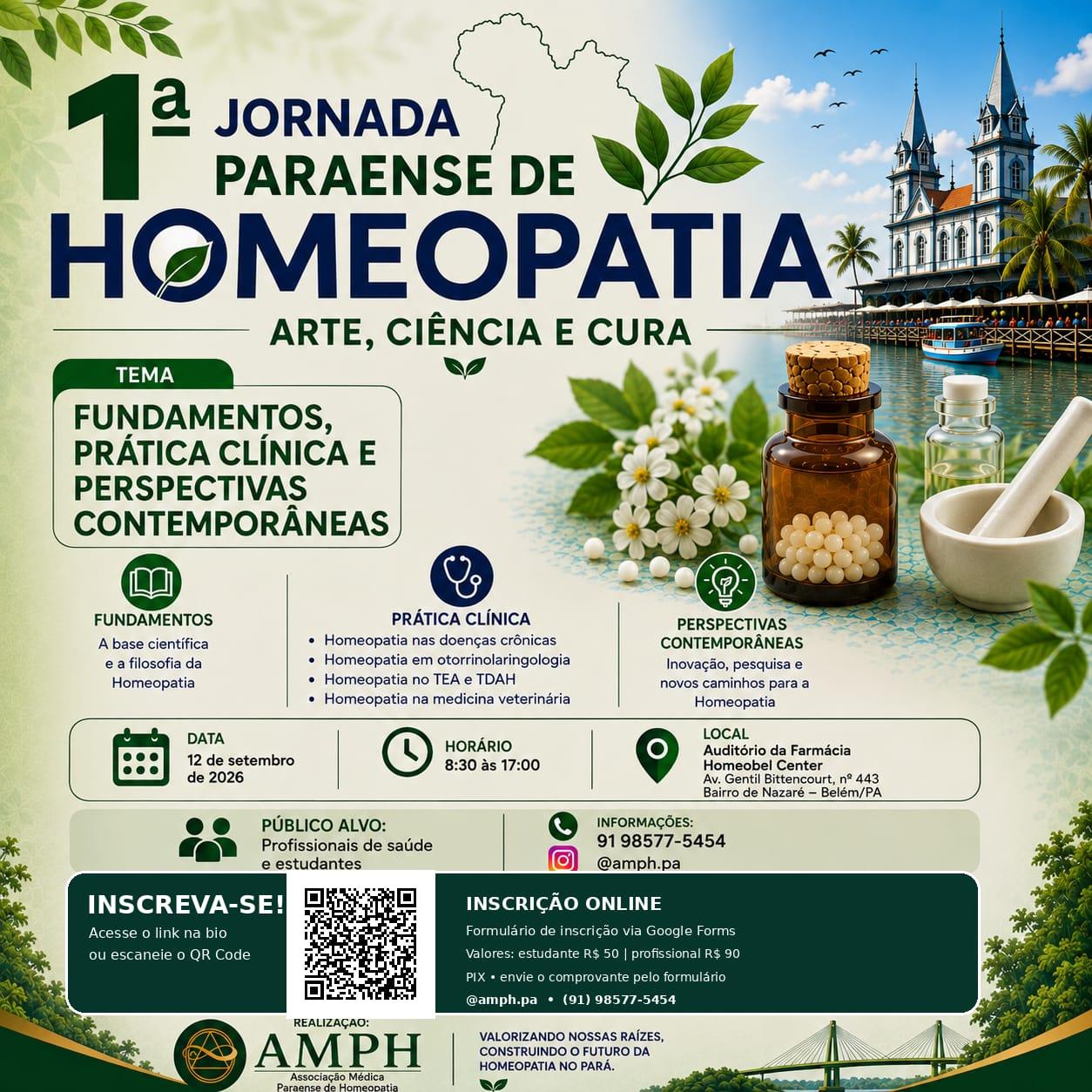 Primeira Jornada Paraense de Homeopatia reúne profissionais e estudantes em Belém